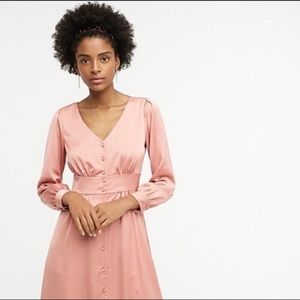 J.Crew button front midi dress